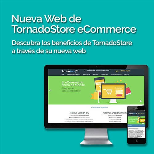 Nueva Web de TornadoStore eCommerce