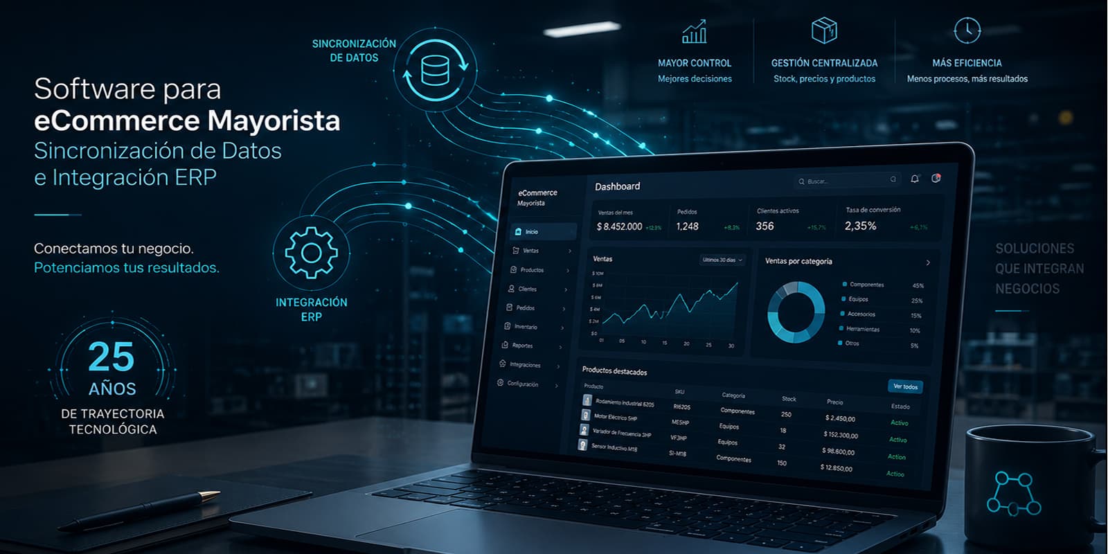 1. Gestión de Ventas y eCommerce Mayorista