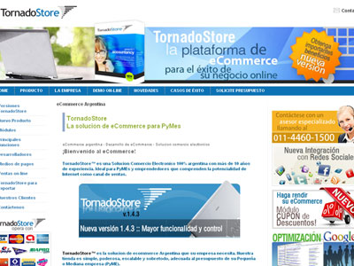 TornadoStore usa Portal Dinamico