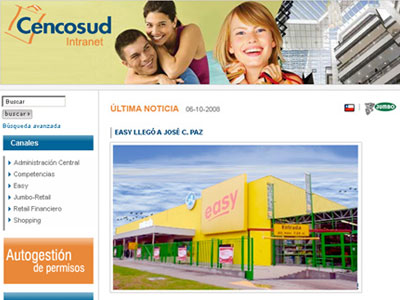 Intranet Corporativa Cencosud