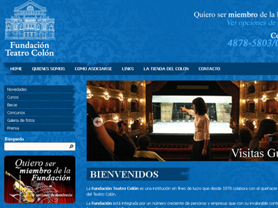 Fundacion Teatro Coln -  Portal Dinmico 2.0