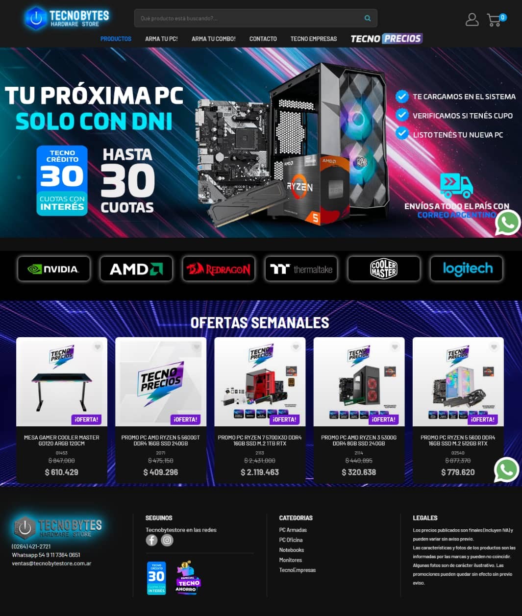 Proyecto eCommerce TecnoBytes Hardware Store
