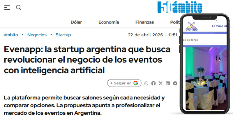 Celebramos el lanzamiento de EVENAPP, una nueva forma de organizar eventos