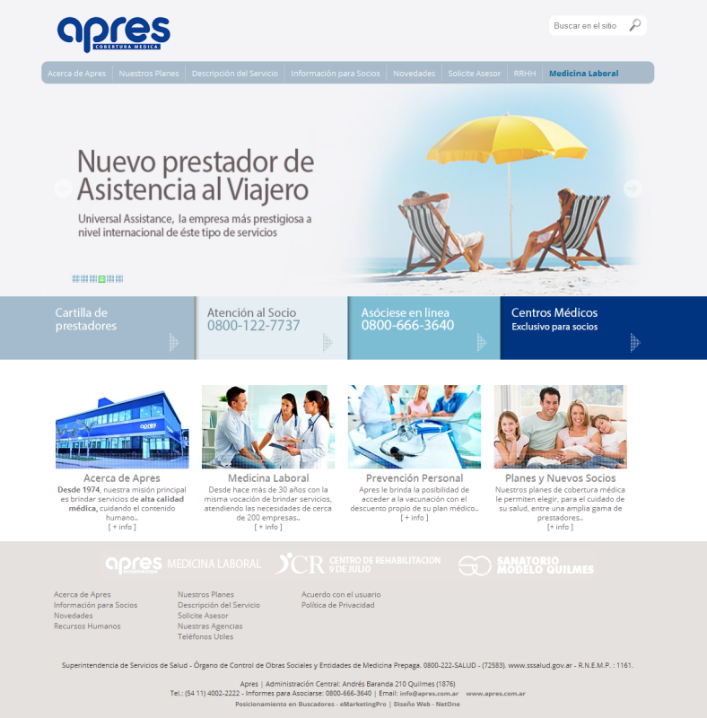 Apres - Nuevo Portal Dinámico