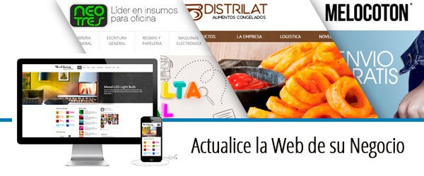 Actualice la Web de su Negocio y mejore sus ventas!