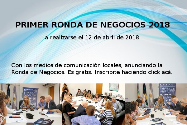 3 RONDA DE NEGOCIOS MULTISECTORIAL LA MATANZA 2018