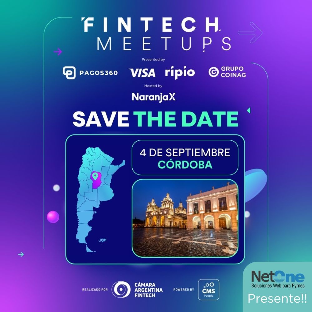 NetOne presente en Fintech Meetups 2025 | Crdoba